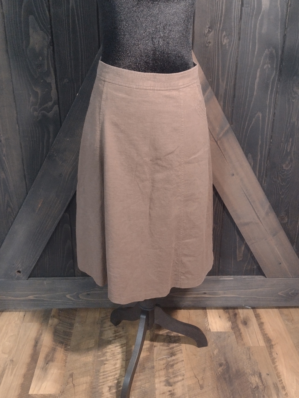 Christopher & Banks Brown A-Line Skirt Size 12